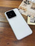 艾德加  適用小米14手機殼xiaomi14保護套 超薄磨砂半透明鏡頭加高防摔親膚保護套殼 【透白色】 曬單實(shí)拍圖