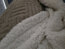 無(wú)印良品冬季加厚毛毯 羊羔法蘭絨沙發(fā)蓋毯秋冬午睡毯子辦公保暖毯1.5*2米 曬單實(shí)拍圖