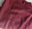 京東京造毛衣女時(shí)尚針織衫衣服新年冬季女純羊毛衫 圓領(lǐng) 安哥拉紅 M 曬單實(shí)拍圖