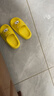 樸西兒童拖鞋室內居家浴室防滑外穿2025男女童夏季新款小熊涼拖鞋 卡特黃 【萌趣小熊造型】 24  -25 (170mm) 曬單實(shí)拍圖