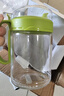 茶花（CHAHUA）廚房玻璃油壺調味罐油罐醋瓶醬油瓶帶防塵蓋防漏油瓶 綠色 倒油壺 550ml 曬單實(shí)拍圖