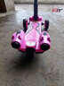 MURET滑板車(chē)帶音樂(lè )噴霧閃光輪兒童溜溜車(chē)寶寶男女小孩踏板滑行車(chē) 粉色【炫彩噴霧/動(dòng)感燈光音樂(lè )/寬輪】 曬單實(shí)拍圖