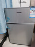 HYUNDAI（韓國現代）小冰箱迷你小型家用冷藏冷凍宿舍出租房辦公室雙開(kāi)門(mén)二門(mén)電冰箱節能省電 58L銀【日銷(xiāo)過(guò)百+租房必備】 曬單實(shí)拍圖