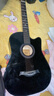 相思鳥(niǎo) 民謠吉他38寸初學(xué)者入門(mén)男女吉他樂(lè )器 亮光黑色 曬單實(shí)拍圖