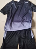 步銳特（BURUITE）運動(dòng)套裝男夏季健身衣服速干短袖T恤籃球羽毛球訓練短褲跑步裝備 曬單實(shí)拍圖