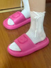 紅豆親子兒童拖鞋女童2026新款室內家居浴室防滑可外穿可愛(ài)涼拖鞋男款 淺粉-普通版可愛(ài)小熊 34-35 內長(cháng)22cm 正碼 曬單實(shí)拍圖