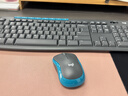 羅技（Logitech）MK275 鍵鼠套裝 無(wú)線(xiàn)鍵鼠套裝 辦公鍵鼠套裝 全尺寸 商務(wù)鍵鼠套裝 帶無(wú)線(xiàn)2.4G接收器 黑藍色 曬單實(shí)拍圖