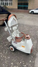bebehaha搖搖樂(lè )嬰兒推車(chē)26年款遛娃神器二合一溜馬兒童手推車(chē)1-5歲橄欖棕 曬單實(shí)拍圖