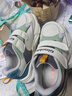 基諾浦男女童寶寶學(xué)步鞋 春秋透氣幼兒童鞋 時(shí)尚百搭兒童機能鞋GW1610 象牙白/水草綠/灰色 27 170mm 適合腳長(cháng)166-175mm 曬單實(shí)拍圖