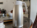 九陽(yáng)（Joyoung）保溫壺家用辦公室戶(hù)外大容量水壺升級99%抗菌純鈦鎖溫盾暖瓶2.3L 曬單實(shí)拍圖