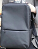 小米（MI）經(jīng)典商務(wù)雙肩包簡(jiǎn)約商務(wù)筆記本電腦背包男女學(xué)生書(shū)包黑色 曬單實(shí)拍圖
