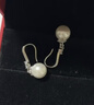 老鳳祥珍選貝珠耳環(huán)女士銀優(yōu)雅款耳飾品生日紀念日禮物送女友老婆 曬單實(shí)拍圖