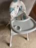 智貝寶寶餐椅可折疊便攜式可坐可躺嬰兒吃飯座椅兒童餐桌椅803-C云綠 曬單實(shí)拍圖