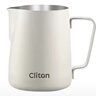 CLITON咖啡拉花杯鷹嘴意式拉花缸304不銹鋼打奶泡杯帶刻度打奶缸350ml 曬單實(shí)拍圖