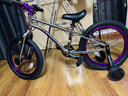 Cakalyen可萊茵兒童自行車(chē)6-12歲 山地城市超輕單車(chē) CK09鏡面絕絕紫18寸 曬單實(shí)拍圖