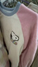 果殼（Gukoo）睡衣女冬季史努比聯(lián)名毛絨保暖插肩袖格子褲女家居服套裝可外穿D 橡皮粉套裝 M 曬單實(shí)拍圖