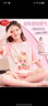 浪莎（LangSha）兒童睡衣女童夏季薄款純棉中大童少女家居服短袖套裝 粉色 170 曬單實(shí)拍圖
