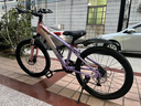 鳳凰官方旗艦店兒童自行車(chē)男女變速青少年學(xué)生山地車(chē)碟剎賽車(chē) 星際 粉紫【變速】輻條輪 22寸【適合130-170cm】 曬單實(shí)拍圖