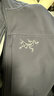 ARC'TERYX始祖鳥(niǎo) GAMMA MX HOODY 防風(fēng) 男子 軟殼夾克 BLACK SAPPHIRE II/藍黑色 S 曬單實(shí)拍圖