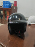 LS2復古巡航頭盔摩托車(chē)頭盔夏季男女半盔機車(chē)美式摩托頭盔of599 亮黑【送復古四件套】 XL (建議57-58頭圍） 曬單實(shí)拍圖