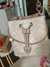 匠心手工坊適用于蔻馳Rowan21水桶包內膽延長(cháng)鏈coach肩帶加長(cháng)鏈條配件 博主同款-四葉草+裝飾鏈 曬單實(shí)拍圖