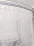Demichel可伸縮U型蚊帳1.8x2米家用 釣魚(yú)竿三開(kāi)門(mén)落地導軌加粗支架 優(yōu)雅白 曬單實(shí)拍圖