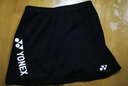 尤尼克斯尤尼克斯兒童羽毛球服短裙女童半身裙褲yy吸汗透氣速干裙子訓練 兒童款 420012BCR黑色 XS（140） 曬單實(shí)拍圖
