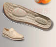奧康（Aokang）牛皮鞋墊真皮柔軟皮鞋男鞋墊運動(dòng)鞋高彈海綿軍訓久站不累減震透氣 曬單實(shí)拍圖