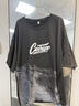 頭號青年短袖男款t恤夏季冰絲超薄寬松加肥大碼男裝半袖上衣體恤 黑 6XL 曬單實(shí)拍圖