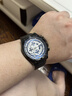 馬克華菲（MARK FAIRWHALE）國潮手表男士多功能全自動(dòng)夜光運動(dòng)防水男表大表盤(pán)機械風(fēng)格男腕表 黑殼藍面鋼帶 曬單實(shí)拍圖