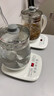 九陽(yáng)（Joyoung）養生壺迷你玻璃花茶壺煮茶器 12大功能11檔溫度 0膠水恒溫電熱燒水壺1.5L 1506BQ 曬單實(shí)拍圖