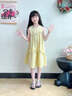 G.duck小黃鴨童裝女童連衣裙夏季2026新款A字裙兒童裙子夏天棉布裙女孩 黃色 120 建議5~6歲（110-120cm） 曬單實(shí)拍圖