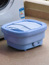 揚子官方可折疊洗衣機便攜式大容量洗脫一體非全自動(dòng)小型洗襪子神器內衣褲專(zhuān)用迷你嬰兒學(xué)生宿舍差旅行 湖藍丨260w強力芯丨大容量【藍光抑菌】脫水籃 單洗 曬單實(shí)拍圖