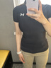 安德瑪（Under Armour）UA春夏HeatGear OG女子彈性訓練運動(dòng)緊身短袖T恤1387562 黑色001 M 曬單實(shí)拍圖