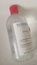 貝德瑪（BIODERMA）粉水敏感肌洗卸溫和不傷膚凈澈毛孔污垢卸妝水水潤清爽1200ml 曬單實(shí)拍圖