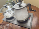 FUNORK全自動(dòng)上水電熱水壺 茶臺燒水壺家用辦公一體機茶桌茶幾嵌入式茶具電茶爐套裝 RY-10鈦灰色清潔款 曬單實(shí)拍圖