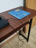 培訓桌長(cháng)條桌單雙人課桌椅簡(jiǎn)約補習桌子學(xué)生學(xué)習桌輔導教師桌書(shū)桌 【雙層】拉絲黑橡木色140CM 曬單實(shí)拍圖