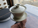 TEAHUE米黃汝窯功夫茶具套裝茶碗家用泡茶壺高檔茶杯沖茶蓋碗陶瓷公道杯 曬單實(shí)拍圖