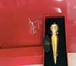 路鉑廷（Christian Louboutin）CL女王權杖緞光唇膏001 蘿卜丁口紅 生日禮物 送女友 曬單實(shí)拍圖