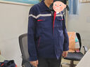 AETEL防靜電工作服套裝男長(cháng)短袖加油燃氣站爆破電工夏季工作服定制logo 藏藍夏長(cháng)套裝 【網(wǎng)格防靜電】 XL 175 曬單實(shí)拍圖