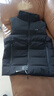立蒙羽絨馬甲男撞色羽絨服坎肩可脫卸帽背心馬夾潮 黑色 175/L 曬單實(shí)拍圖