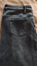 她享加絨牛仔褲女高腰顯瘦牛仔長(cháng)褲直筒褲2025秋冬加絨褲子T144N3006 曬單實(shí)拍圖