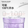 特百惠（Tupperware）晶彩mini塑料杯280ML 男女學(xué)生夏季水杯子兒童雙飲口便攜 冰沙紫 曬單實(shí)拍圖