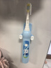 鴻蒙智選力博得智能兒童電動(dòng)牙刷 升級款寶寶牙刷禮物3-12歲 白澤藍(到手4支刷頭) 曬單實(shí)拍圖