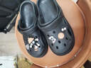 DMPD踩屎感洞洞鞋男款夏季外穿2026新款沙灘防滑耐磨戶(hù)外開(kāi)車(chē)涼拖男士 黑色【米黑煤球9顆】 42 -43【適合41-42內長(cháng)260MM】 曬單實(shí)拍圖