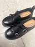 百麗（Belle）時(shí)光畫(huà)報孟克樂(lè )福鞋女26春新款商場(chǎng)英倫風(fēng)牛皮小皮鞋F6R1DAM6預售 黑色 37 曬單實(shí)拍圖