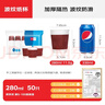 得力（deli）280ml一次性紙杯 杯子/水杯 防滑三層加厚波紋 紅色 50只裝 曬單實(shí)拍圖