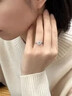 DR簡(jiǎn)奢一生之約求婚鉆戒天然鉆石戒指婚戒鉑金 H/白 一生之約1克拉G色+品牌禮盒 曬單實(shí)拍圖