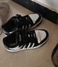 adidas ENTRAP美式校園風(fēng)運動(dòng)少年感復古籃球風(fēng)板鞋男女阿迪達斯   白色/黑色   42.5 曬單實(shí)拍圖