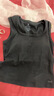 ubras26年新款寬肩帶掛脖吊帶背心女上衣胸墊免穿文胸t恤內搭 U領(lǐng)-黑色 XL 曬單實(shí)拍圖